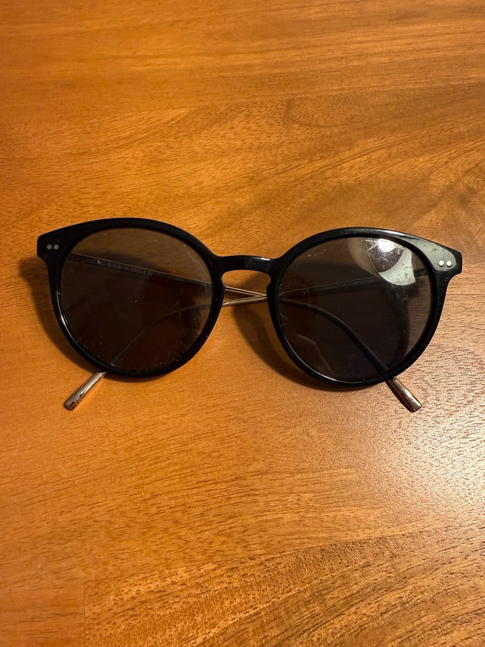 Warby Parker Langley 3102 Sunglasses Black & Gold 52-19-140